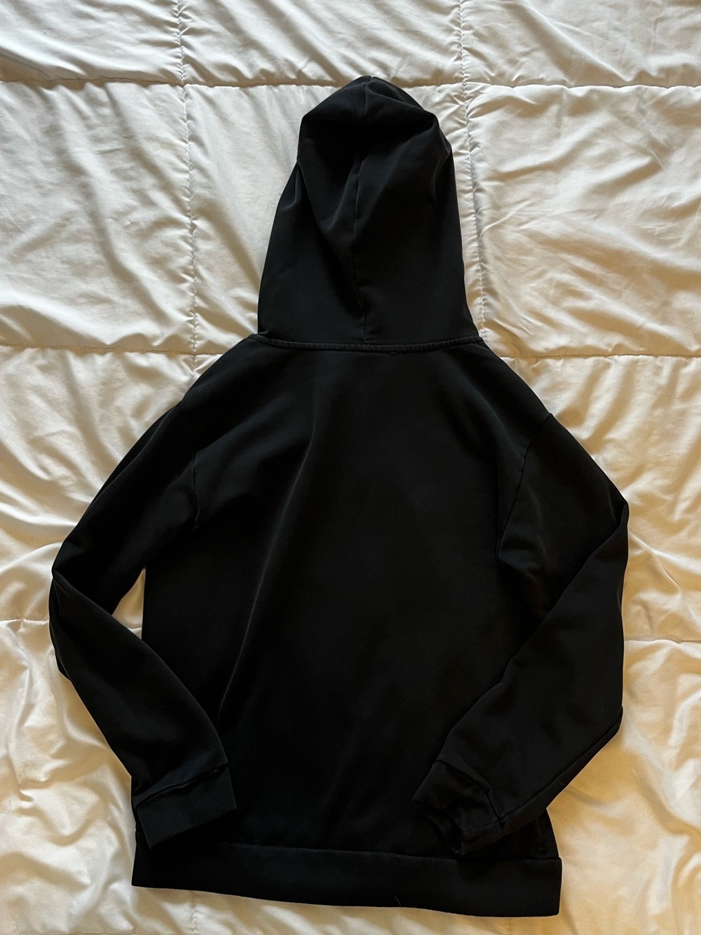 Black Zip Up Hoodie | Size S/M - Picture 2 of 2